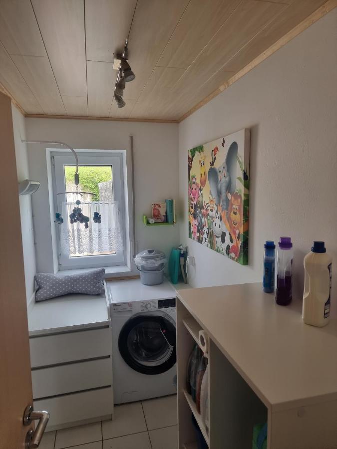 Ferienwohnung Biosphaerenblick Münsingen Dış mekan fotoğraf