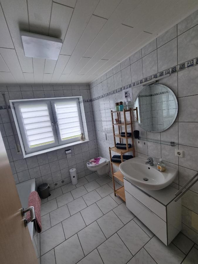 Ferienwohnung Biosphaerenblick Münsingen Dış mekan fotoğraf