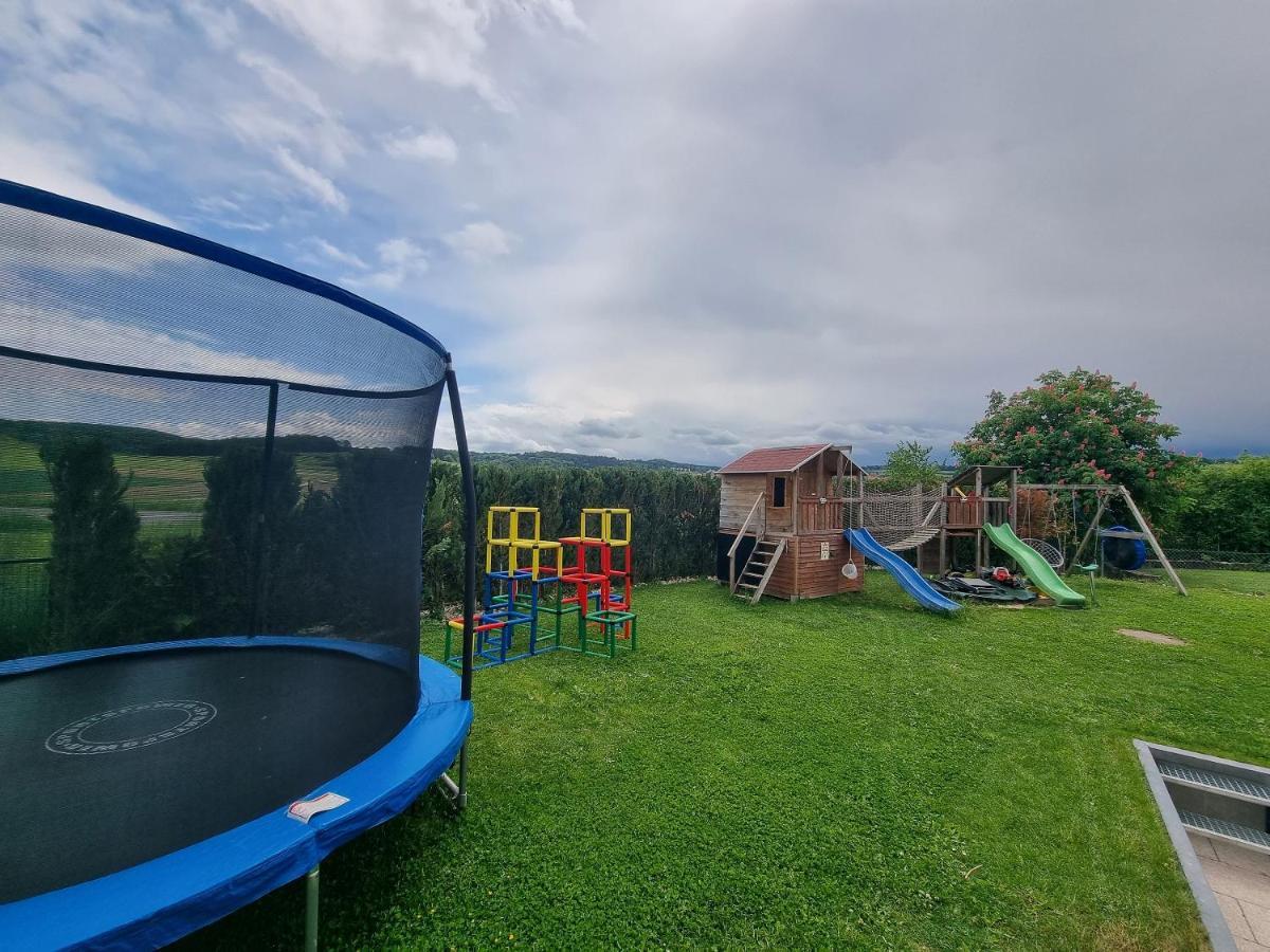 Ferienwohnung Biosphaerenblick Münsingen Dış mekan fotoğraf